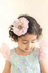 Pink Organza Hair accessory